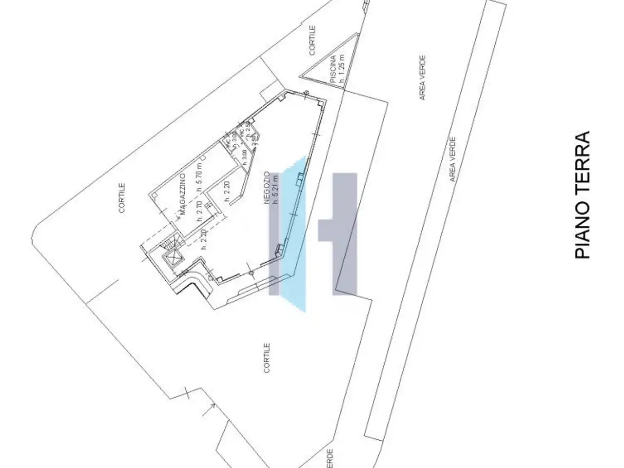 Capannone in Via Bergamo, Curno, {3} - Planimetria 1