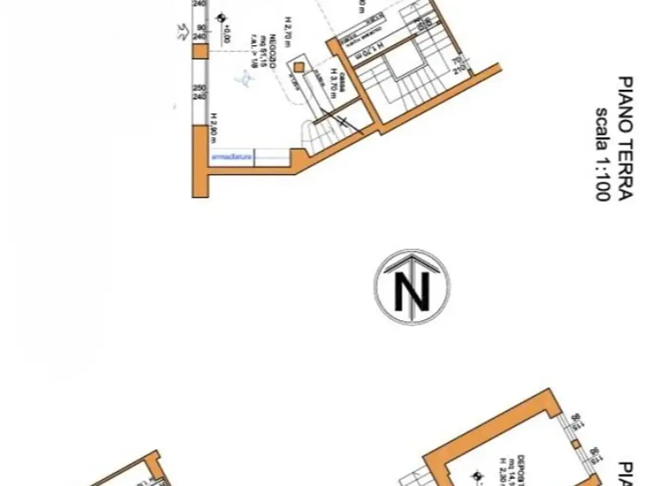 Negozio in Corso Palestro, Brescia, {3} - Planimetria 1