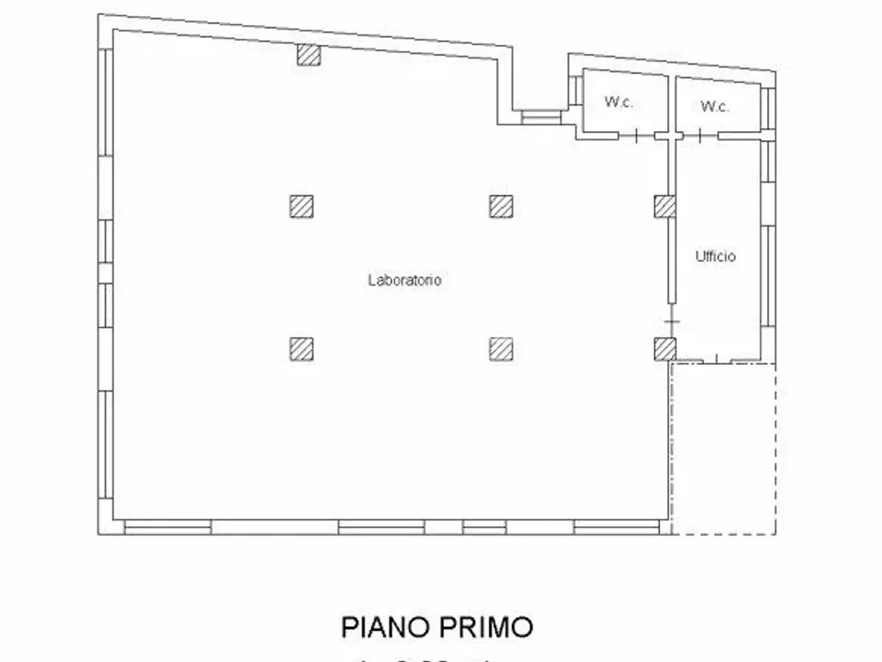 Laboratorio in Via Roma, Monte Urano, {3} - Planimetria 1