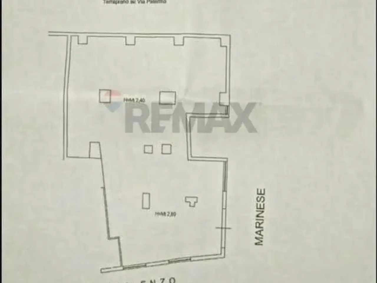 Magazzino in Via Enzo Marinese 2, Termini Imerese, {3} - Planimetria 1