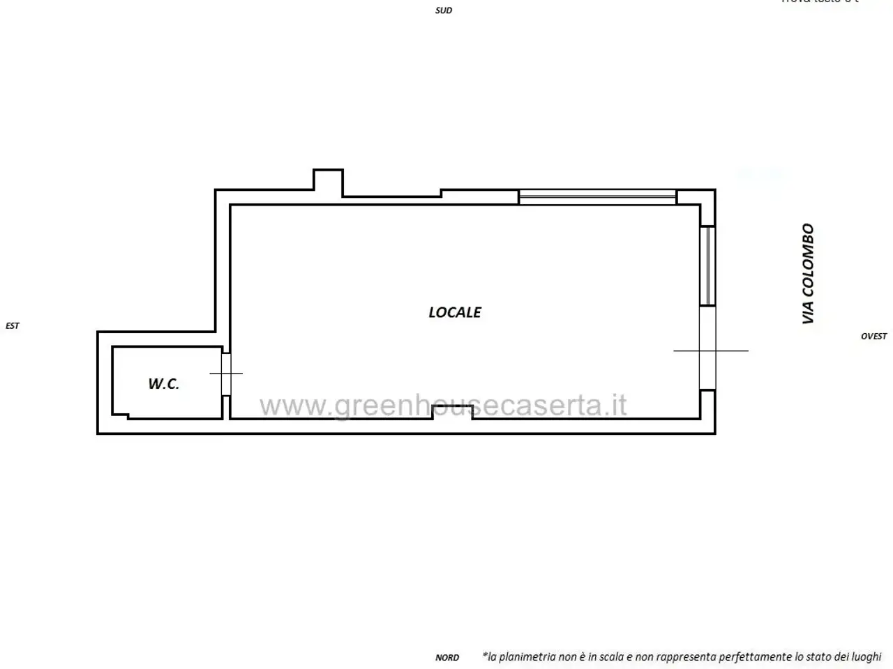 Negozio in Via Cristoforo Colombo, Caserta, {3} - Planimetria 1