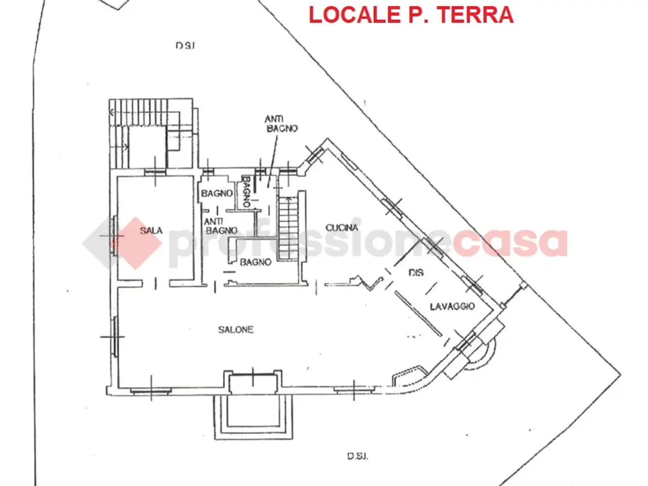 Negozio in Viale della Vittoria 7, Vaprio D'Adda, {3} - Planimetria 1