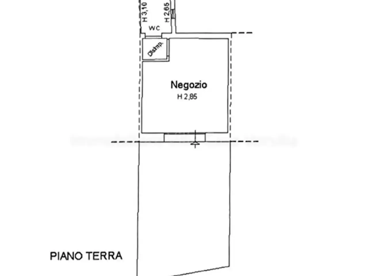 Negozio in Via Sarzanese, Massarosa, {3} - Planimetria 1