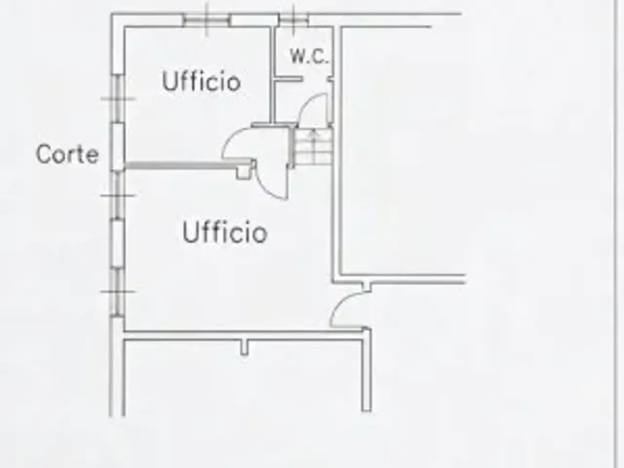 Ufficio in Via del Molino 34, Bresso, {3} - Planimetria 1