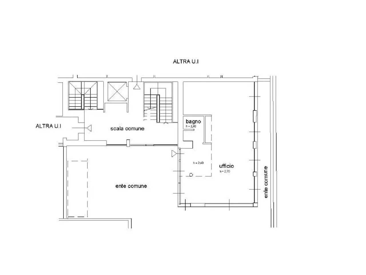 Ufficio in Corso Corso Unità&nbsp; d'Italia 32, Cantu', {3} - Planimetria 1