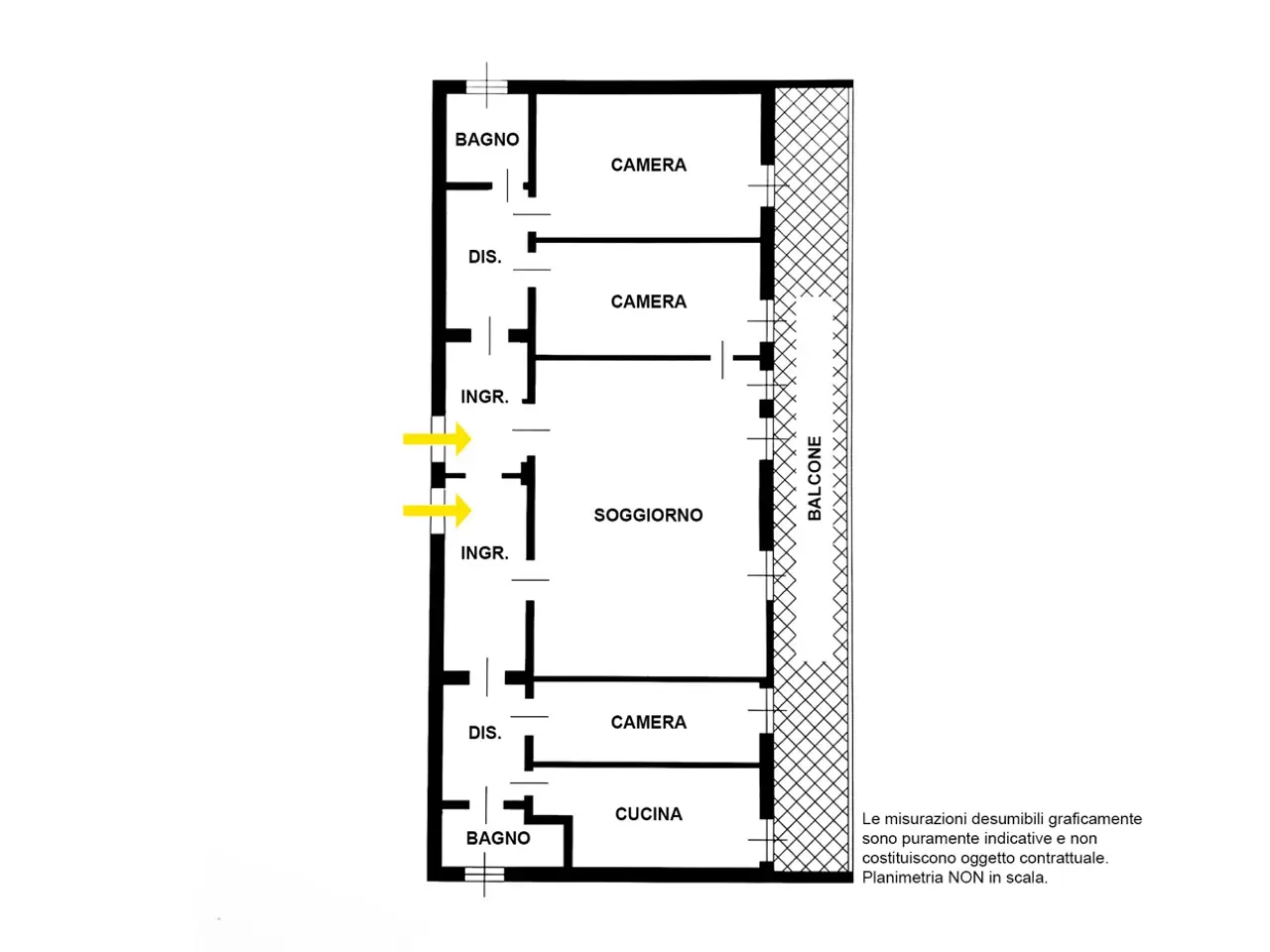 Ufficio in Via Carlo Alberto 39, Monza, {3} - Planimetria 1