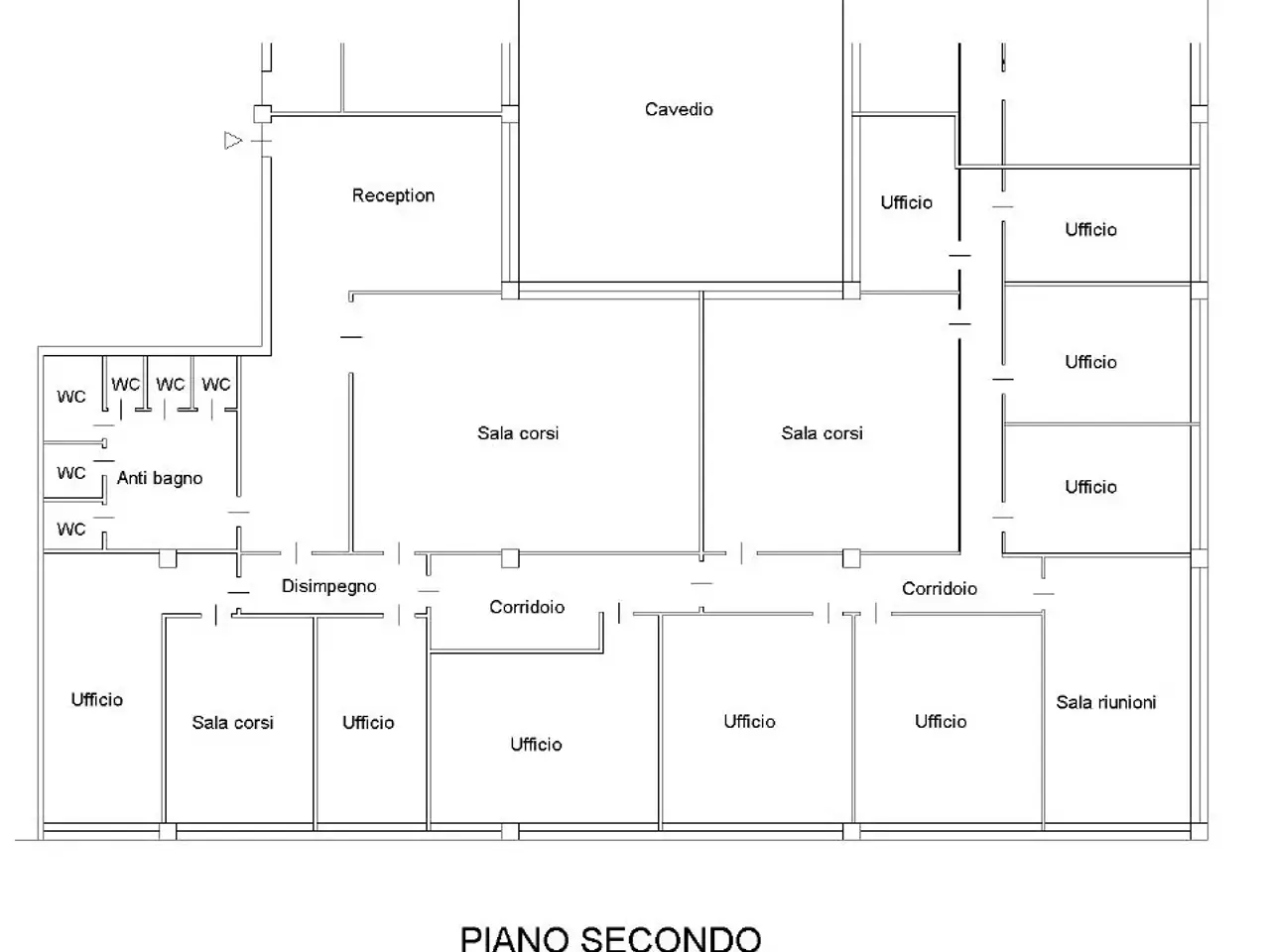 Ufficio in Via Longhin, Padova, {3} - Planimetria 1