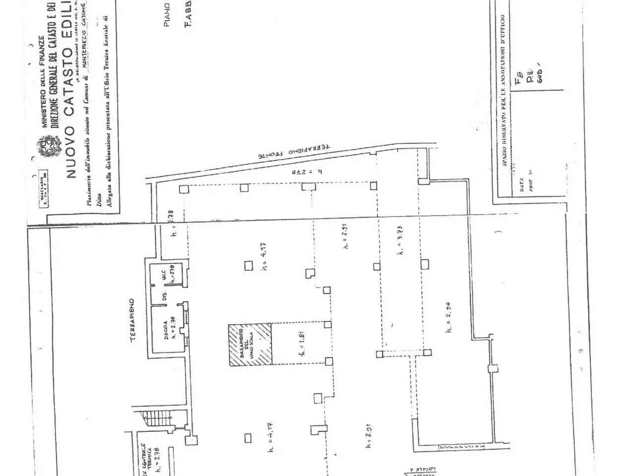 Magazzino in Via Frascati Antica, Monte Porzio Catone, {3} - Planimetria 1
