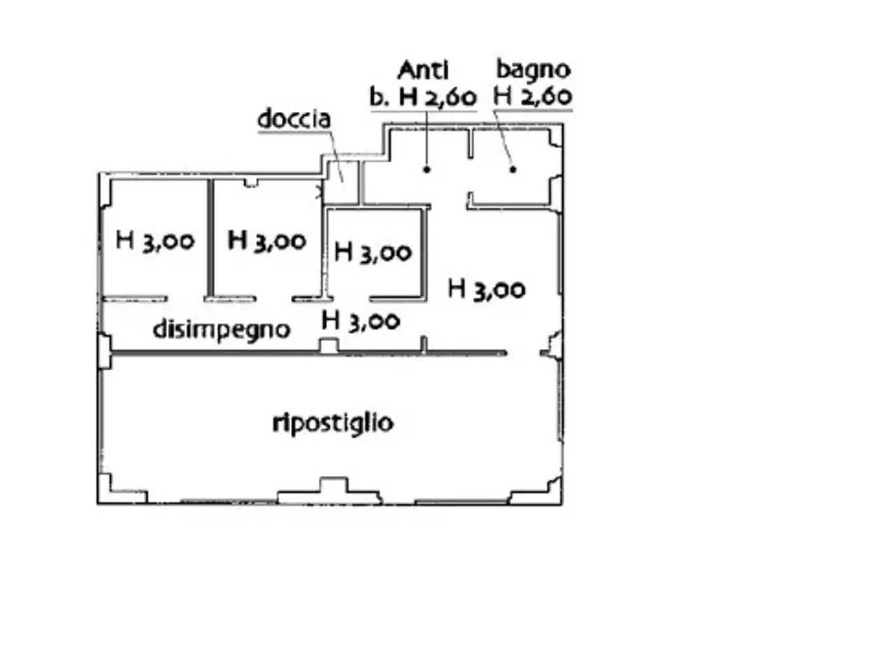 Negozio in Via Aristodemo Poli, Prato, {3} - Planimetria 1