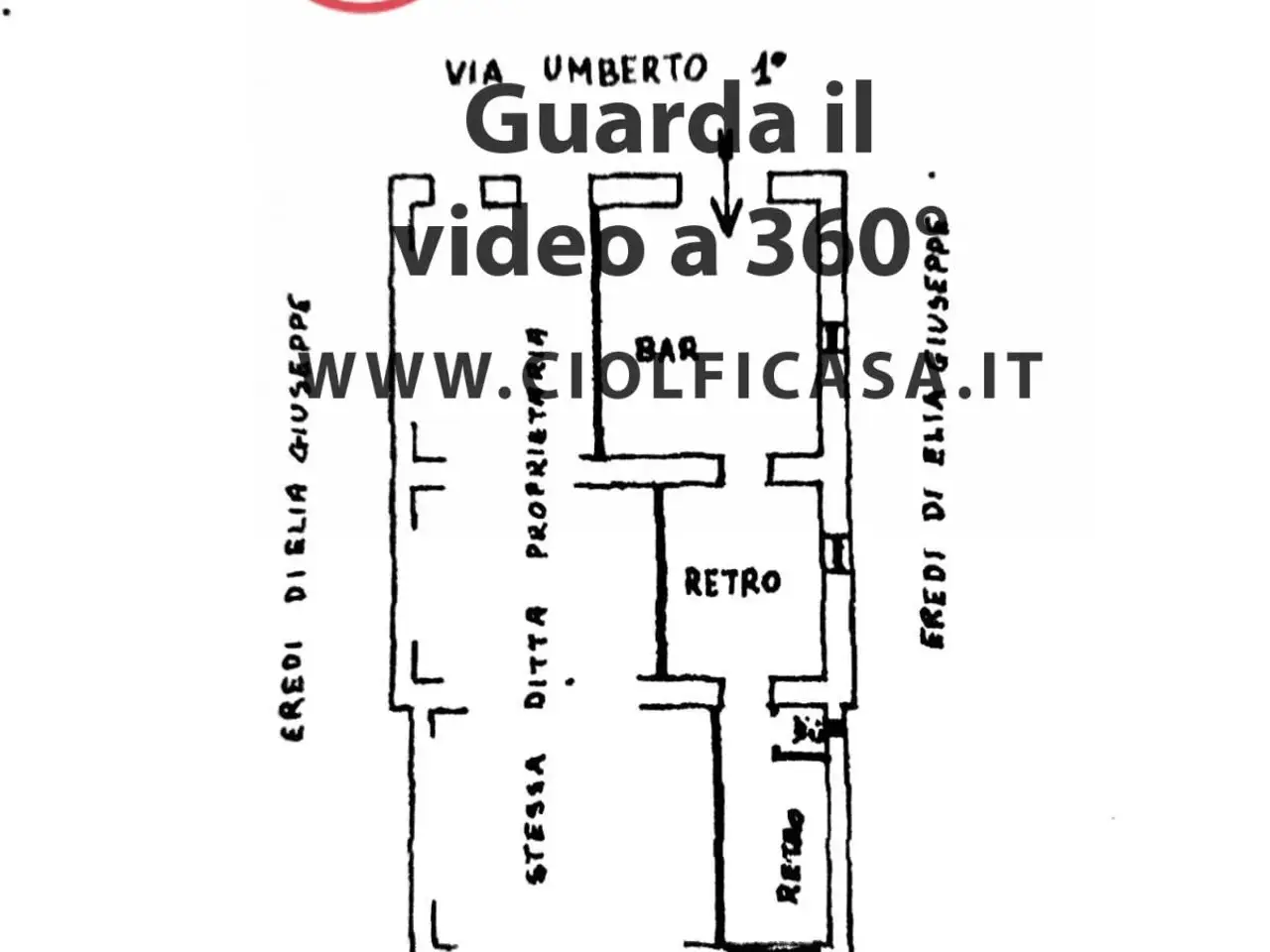 Negozio in Via Umberto I, Piedimonte San Germano, {3} - Planimetria 1