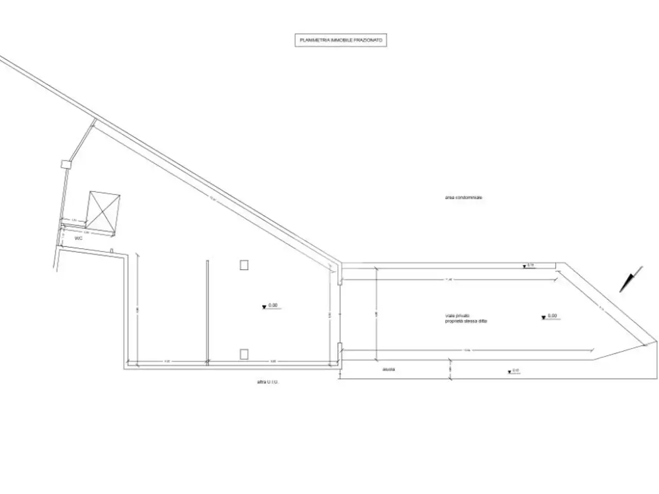 Magazzino in Via dell'Epomeo 72, Napoli, {3} - Planimetria 1