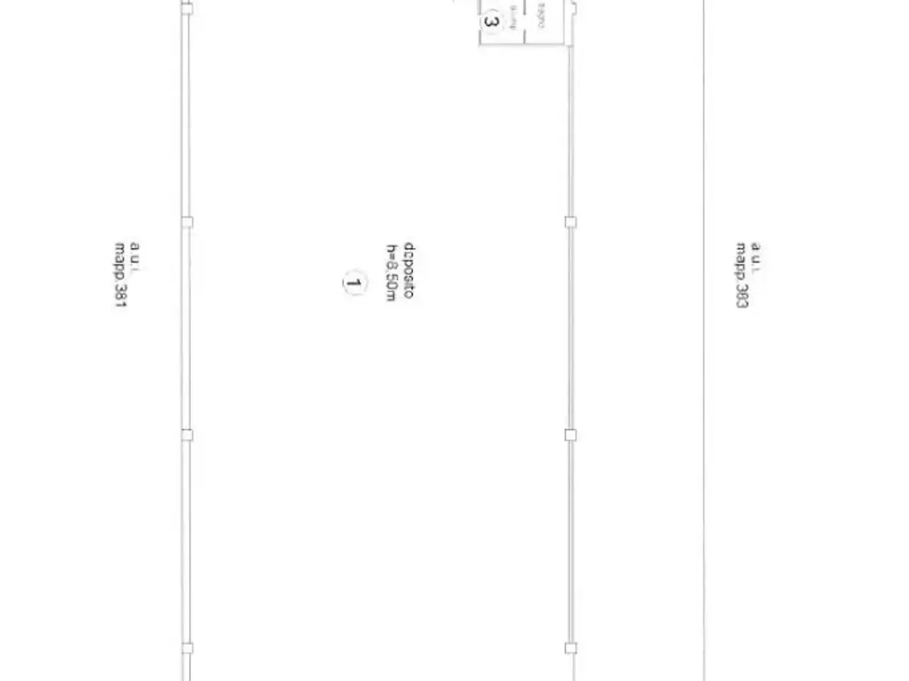 Capannone in Via Vigorelli 20, Magnago, {3} - Planimetria 1