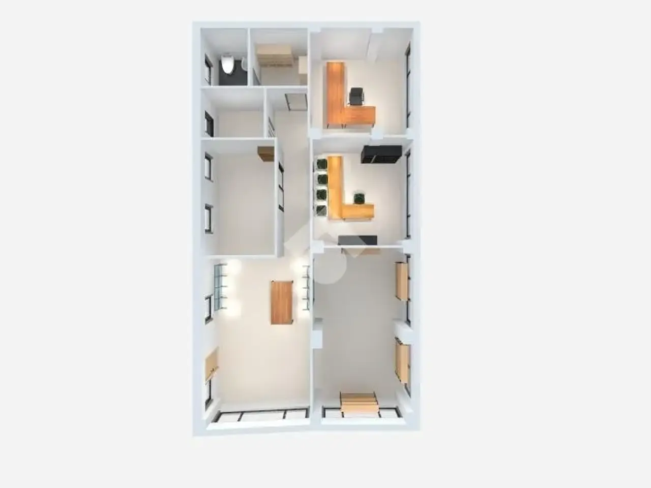 Ufficio in Corso del Popolo 111, Venezia, {3} - Planimetria 1