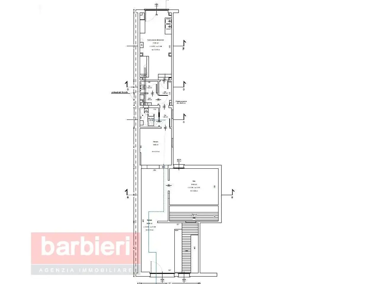 Esercizio commerciale in Via Cavour 8, Cervia, {3} - Planimetria 1