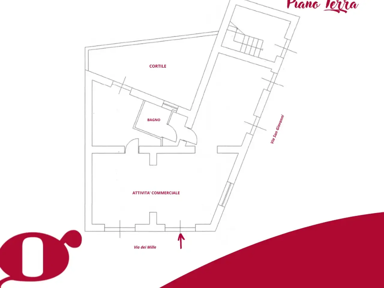 Esercizio commerciale in Via dei Mille 7, Milazzo, {3} - Planimetria 1