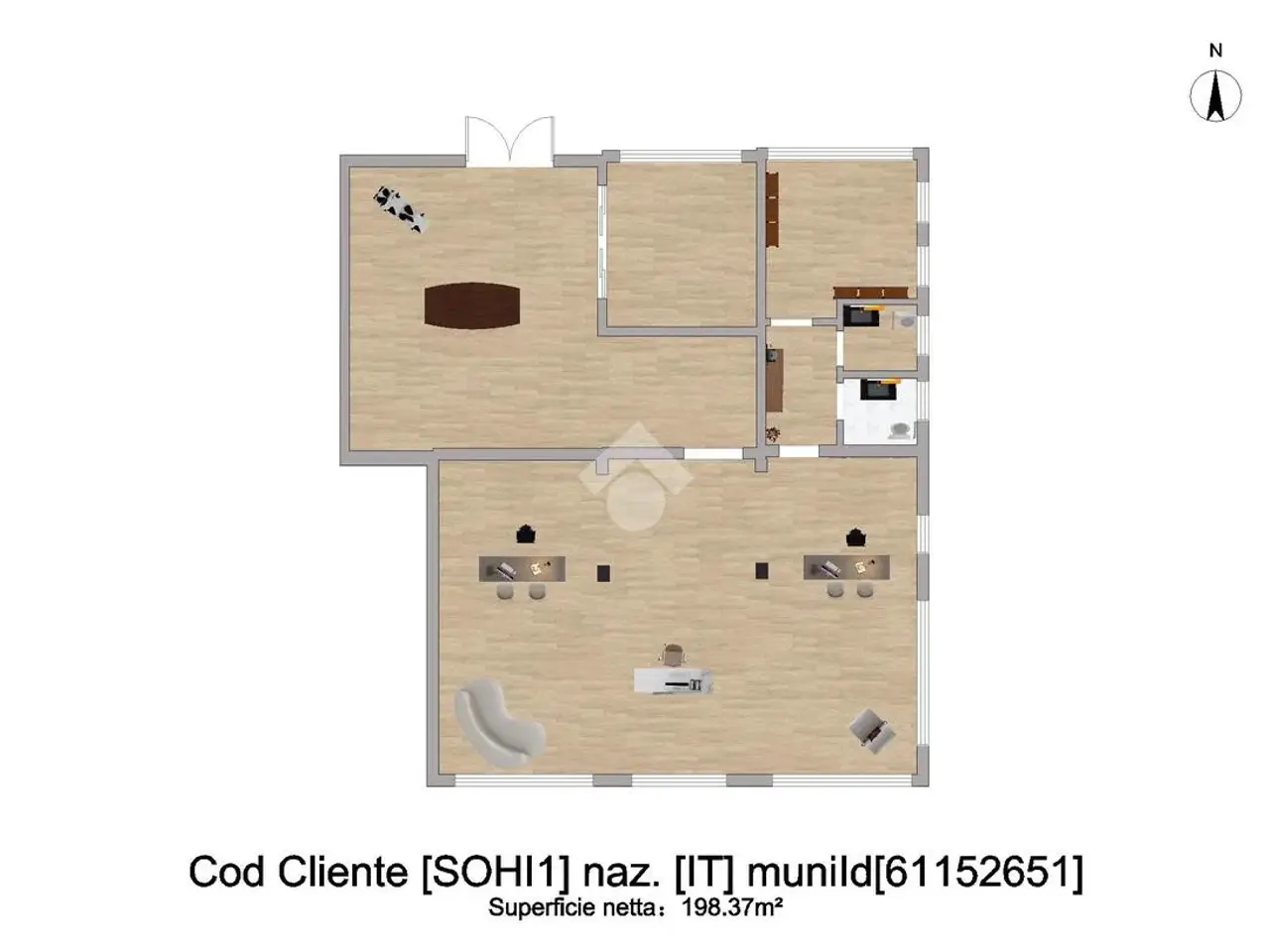 Negozio in Via Case Sparse 7, Domaso, {3} - Planimetria 1