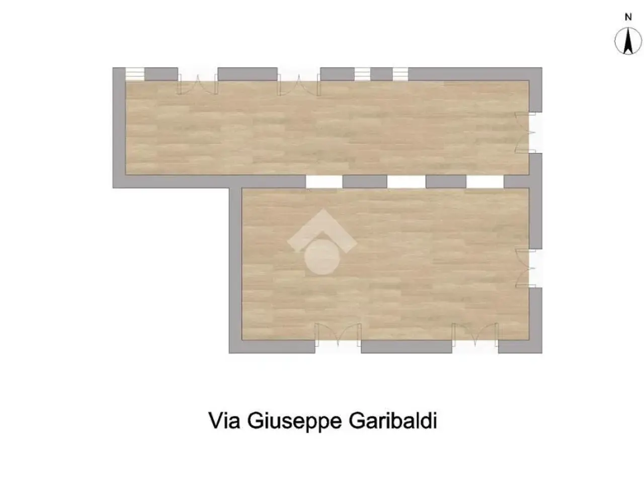 Negozio in Via Giuseppe Garibaldi 11, Pollena Trocchia, {3} - Planimetria 1