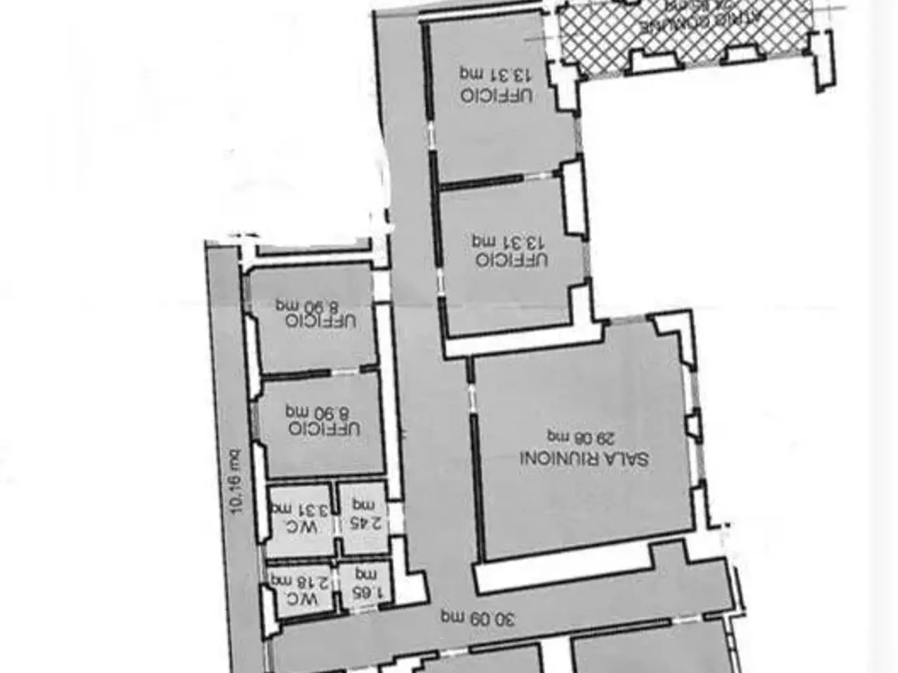 Ufficio in Corso Zanardelli Snc, Brescia, {3} - Planimetria 1