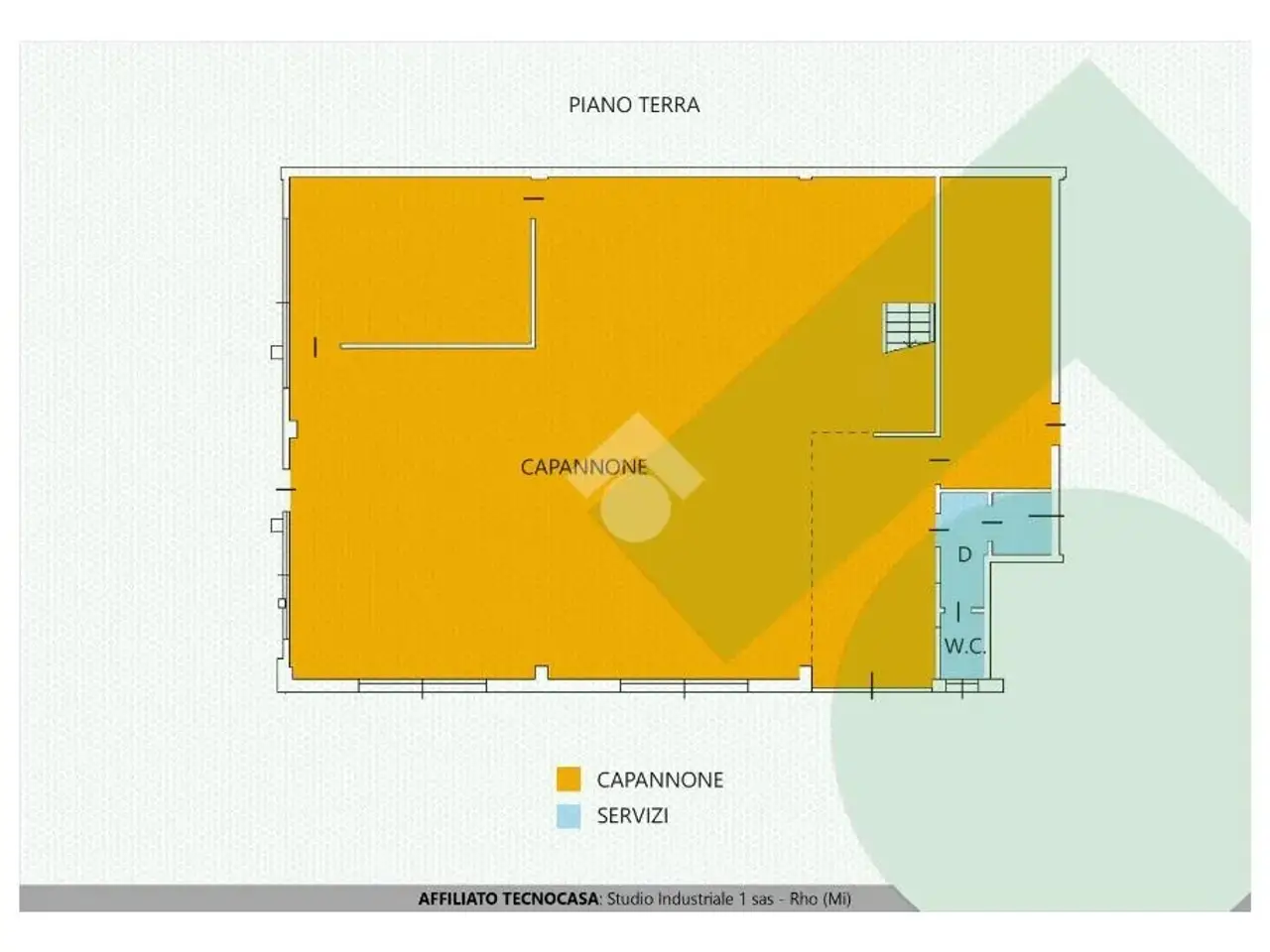 Capannone in Via Galileo Galilei 1, Cornaredo, {3} - Planimetria 1