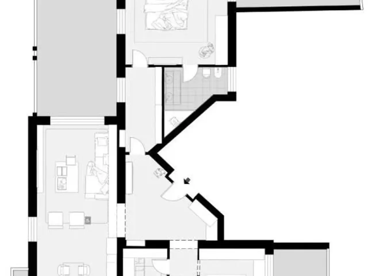 Trilocale in vendita, Borgo Giacomo Tommasini, Parma - Planimetria 1