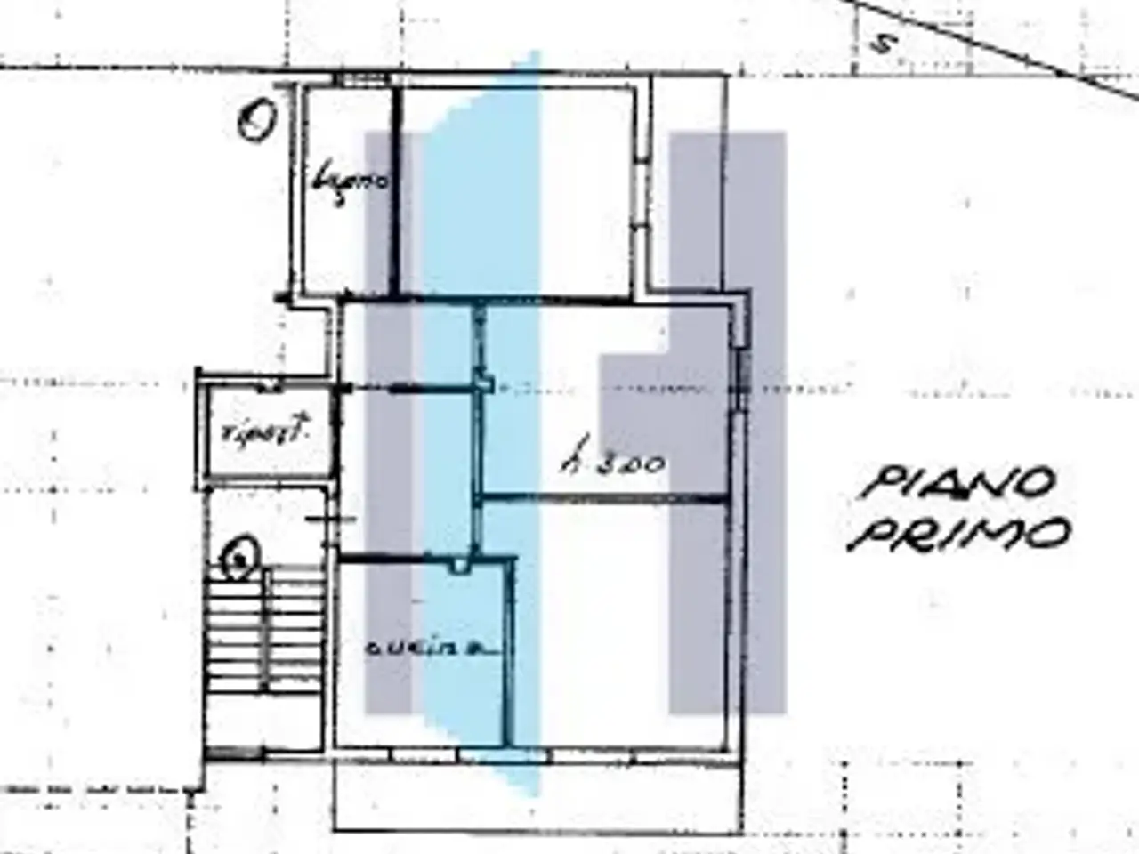 Trilocale in Via Buonarroti, Sorisole - Planimetria 1