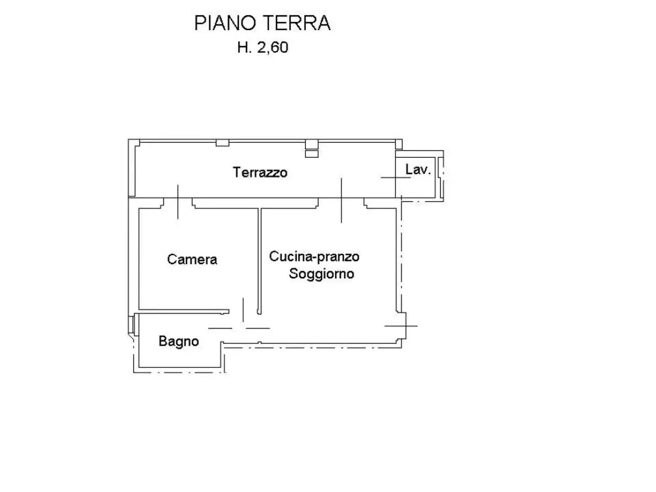 Bilocale in Via Armentaressa, Gemona Del Friuli - Planimetria 1