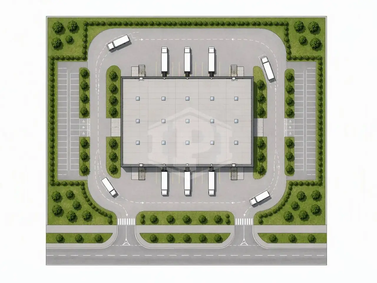 Capannone in Viale dell'Industria 19, Castel San Giovanni, {3} - Planimetria 1