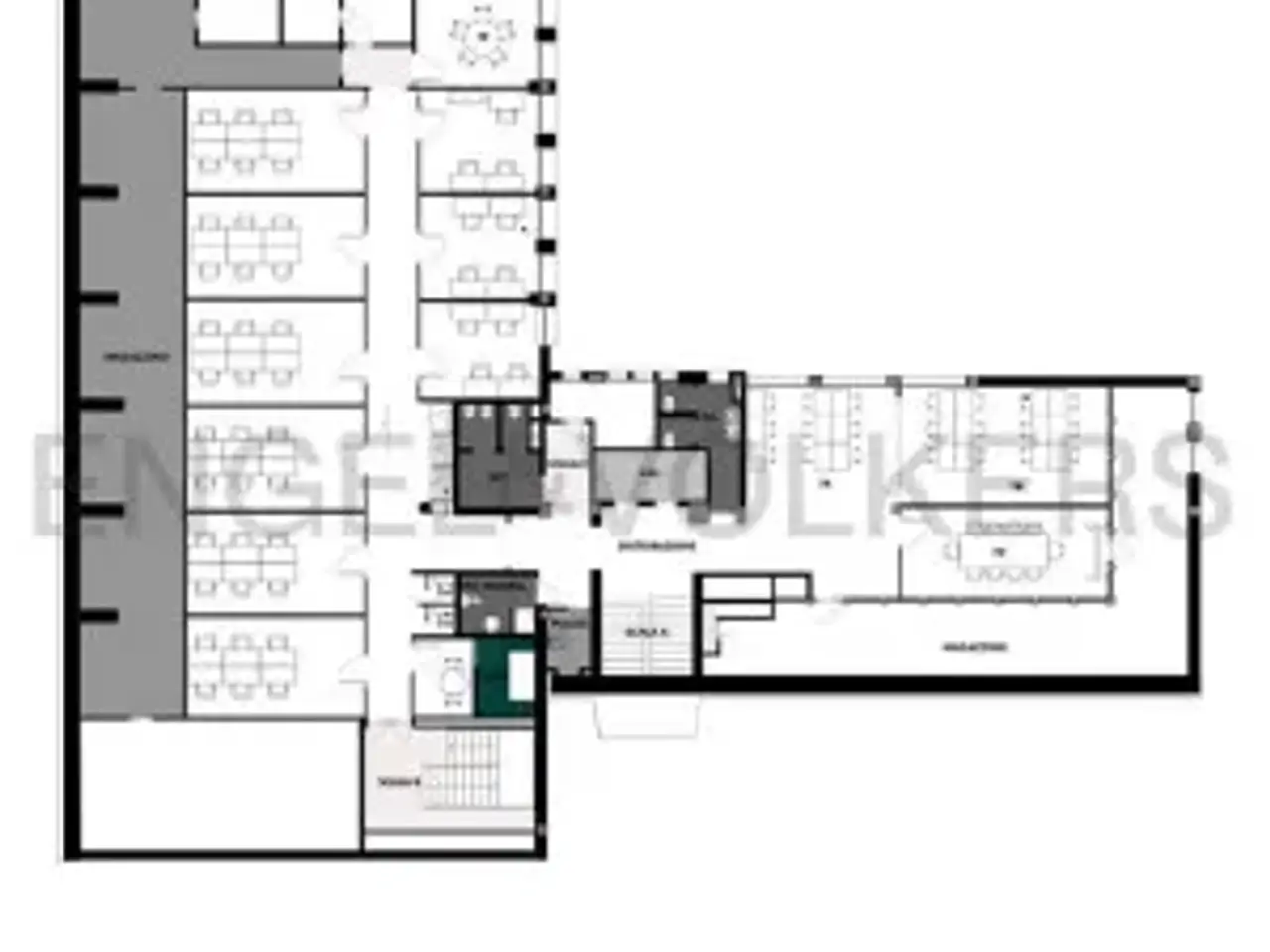 Ufficio in Piazza dell'Indipendenza, Roma, {3} - Planimetria 1