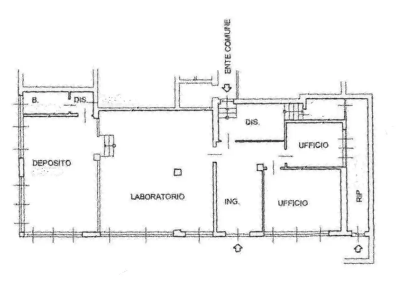 Ufficio in Via Giacomo Matteotti 1, Bernareggio, {3} - Planimetria 1