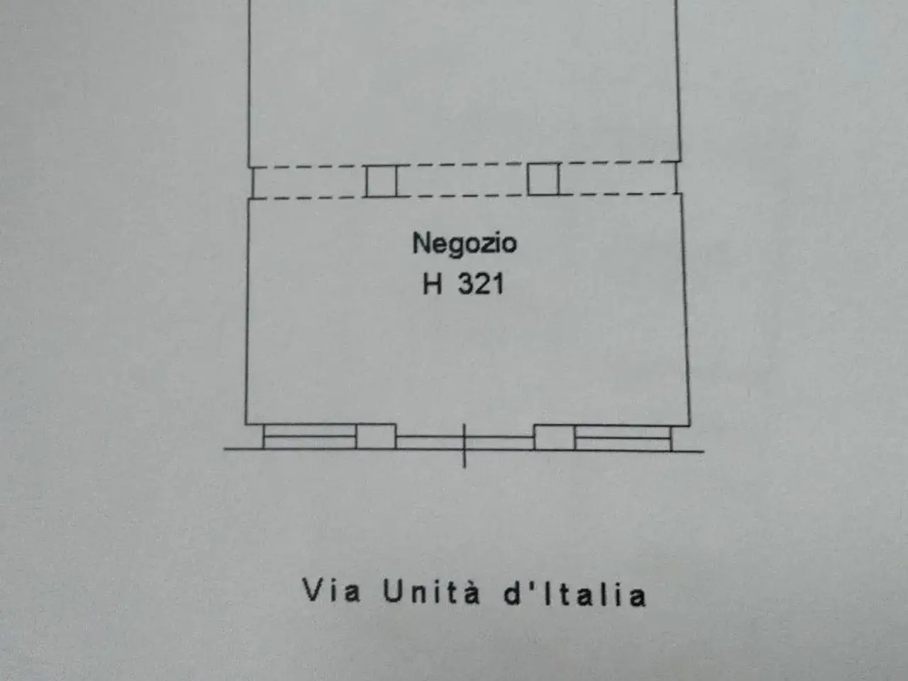 Negozio in Via Unità d'Italia 133, Verona, {3} - Planimetria 1