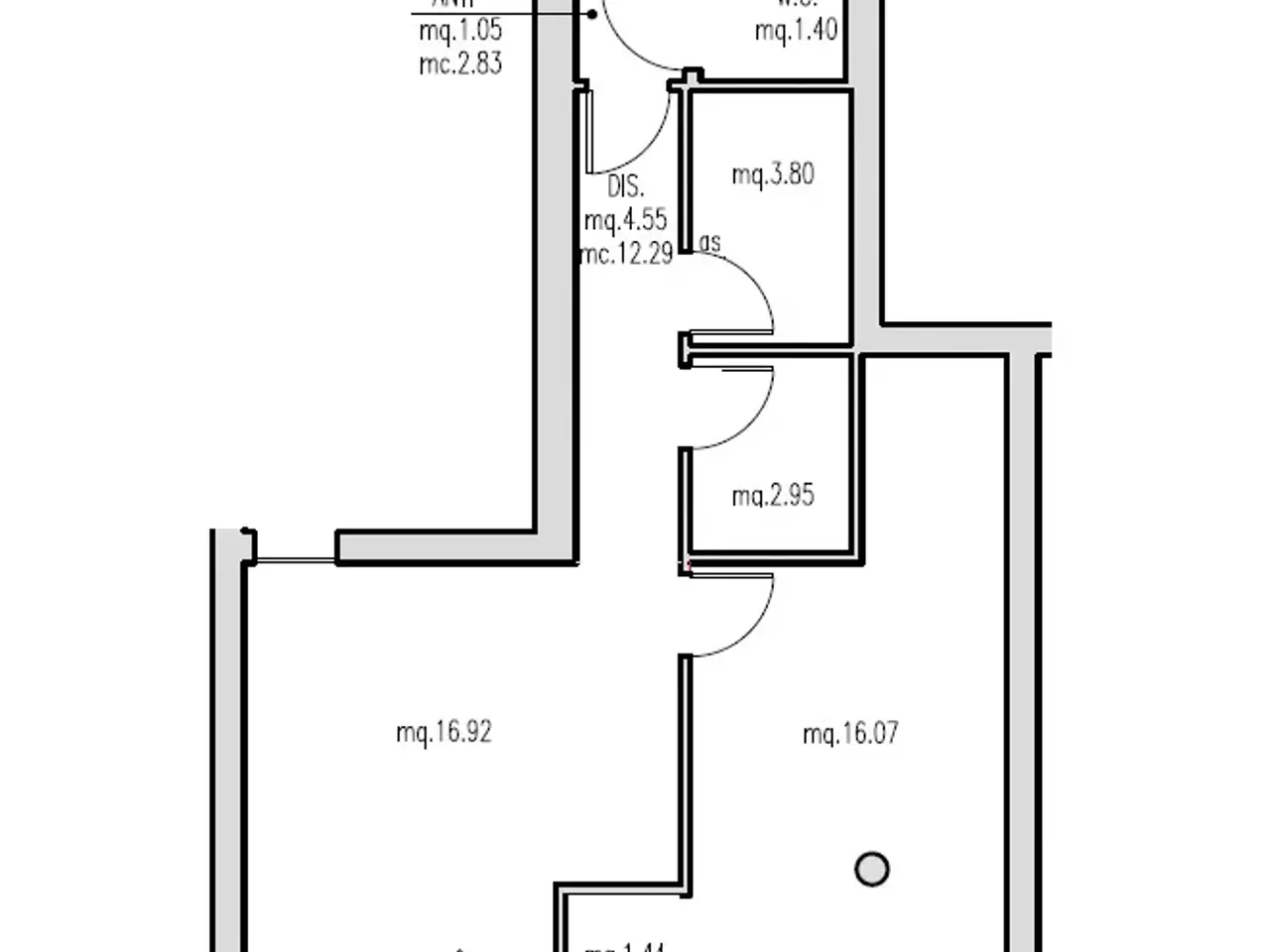 Ufficio in Via Don Bosco, Brugine, {3} - Planimetria 1