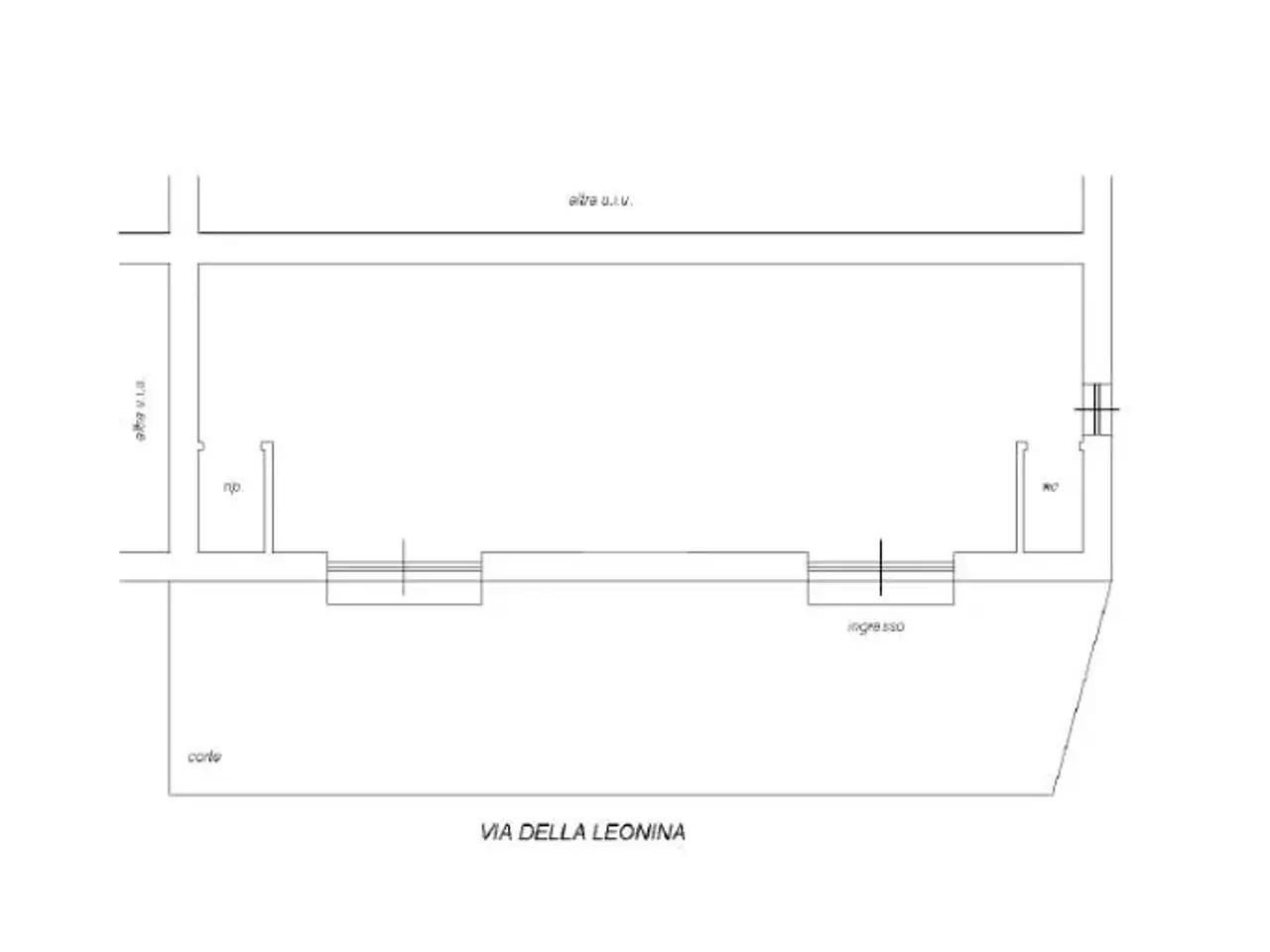 Negozio in Strada Leonina 25, Tivoli, {3} - Planimetria 1