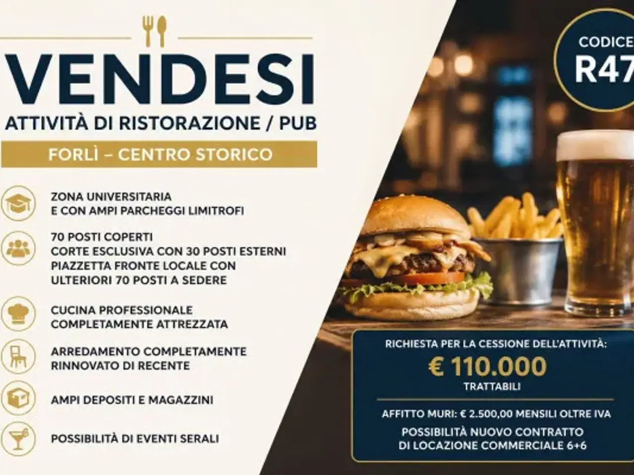 Ristorante in Corso della Repubblica, Forli', {3} - Foto 1