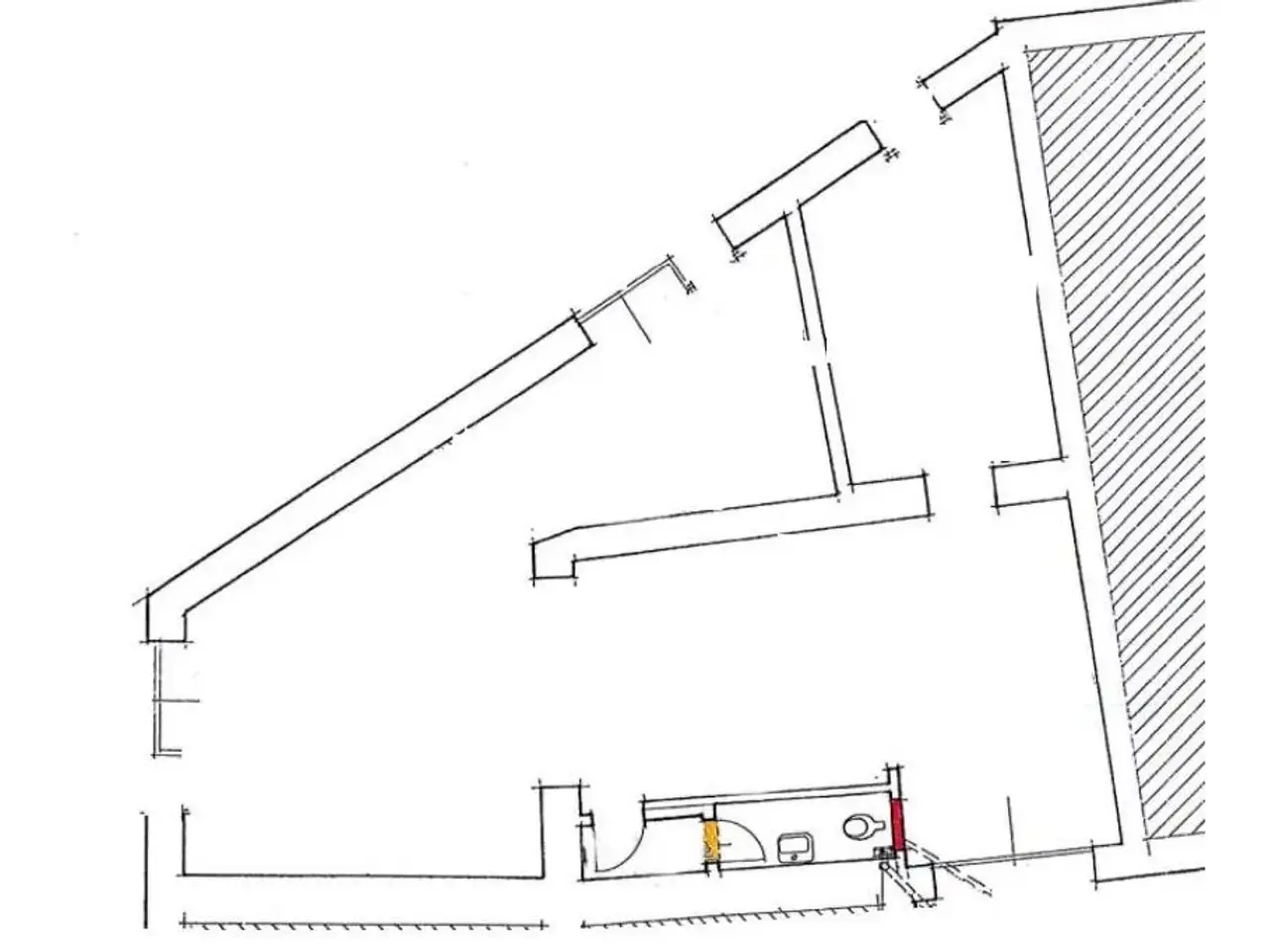 Negozio in Piazza Vittorio Emanuele II, Dalmine, {3} - Planimetria 1