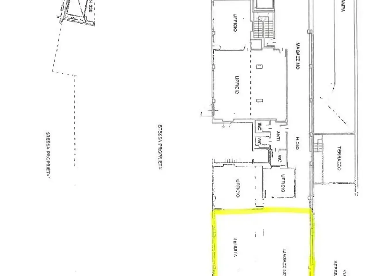 Negozio in Corso Piave 174, Alba, {3} - Planimetria 1