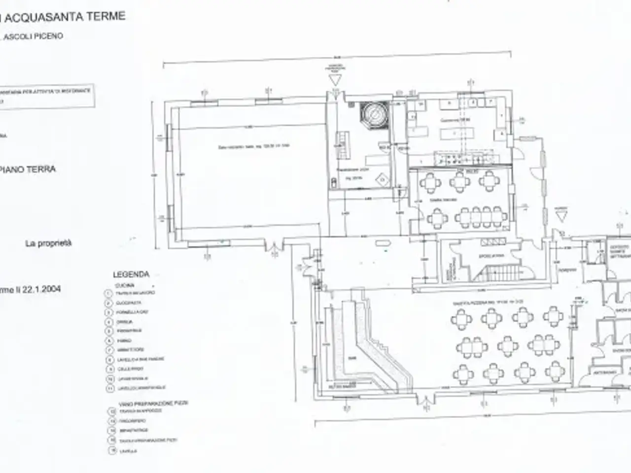 Negozio in Frazione Santa Maria, Acquasanta Terme, {3} - Planimetria 1