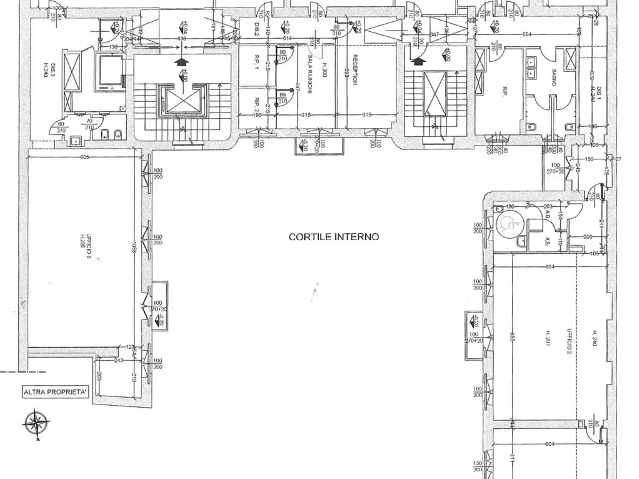 Ufficio in Corso Vercelli 40, Milano, {3} - Planimetria 1