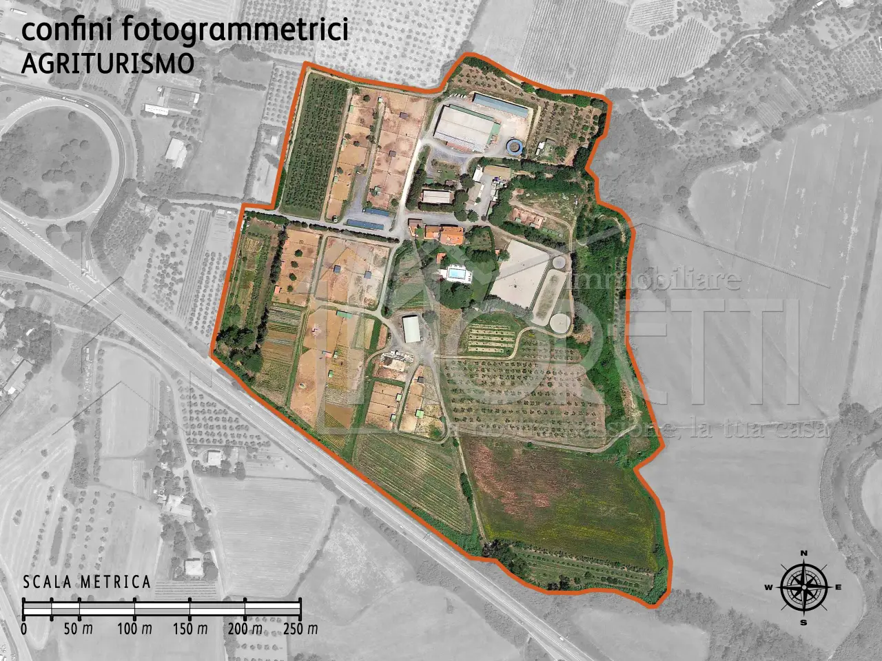 Agriturismo in Località San Marco, Rosignano Marittimo, {3} - Planimetria 1