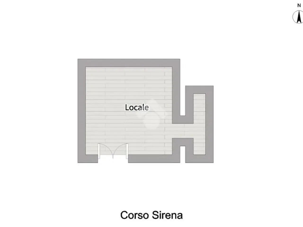 Negozio in Corso Sirena 301, Napoli, {3} - Planimetria 1