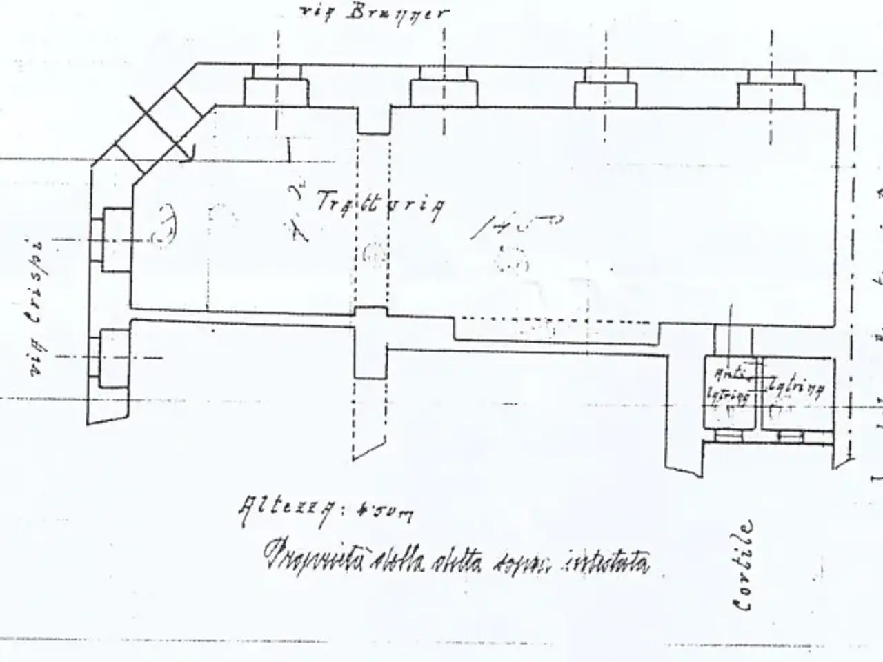 Negozio in Via Francesco Crispi, Trieste, {3} - Planimetria 1