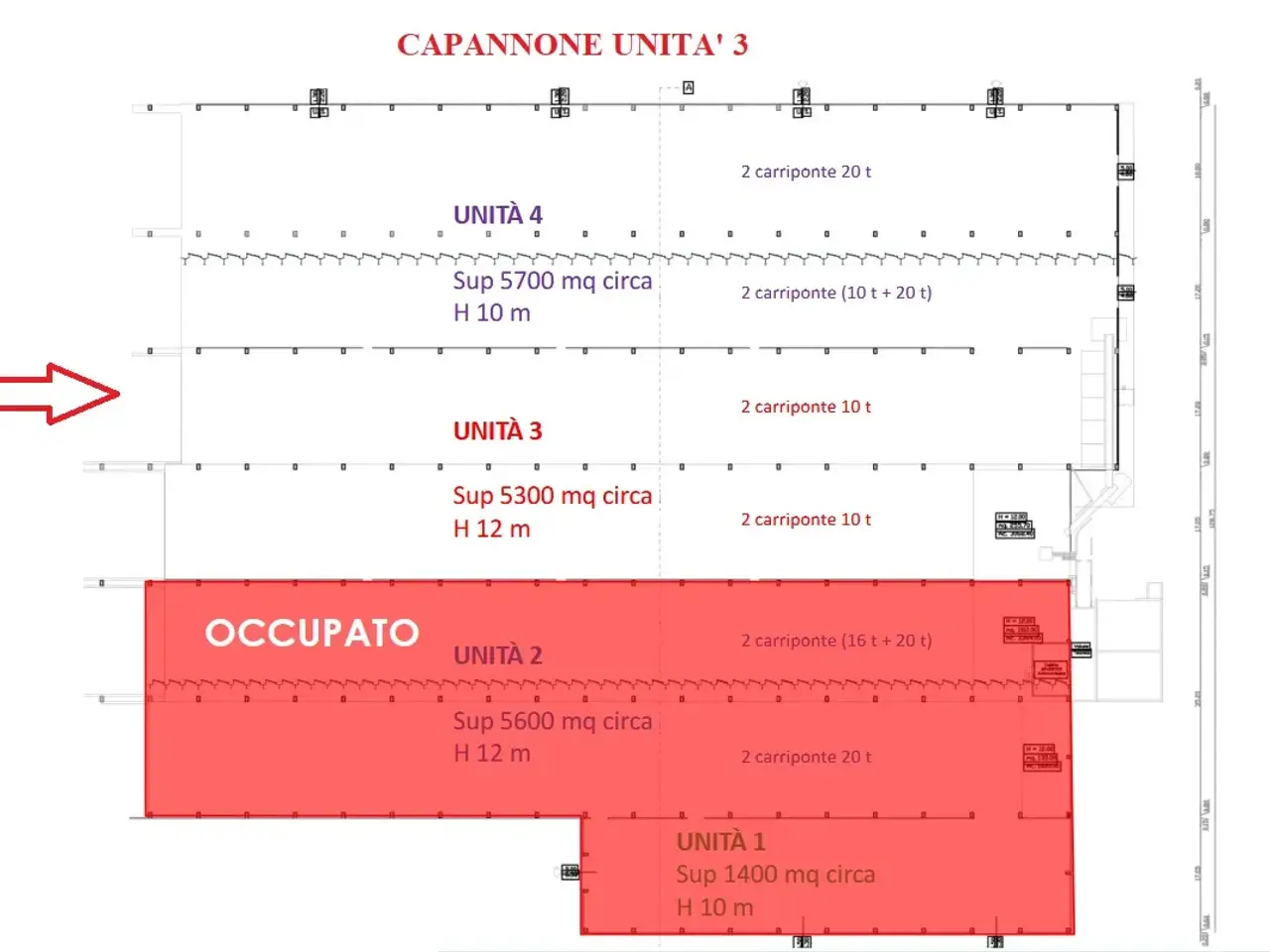 Capannone in Via Facca, Cittadella, {3} - Planimetria 1