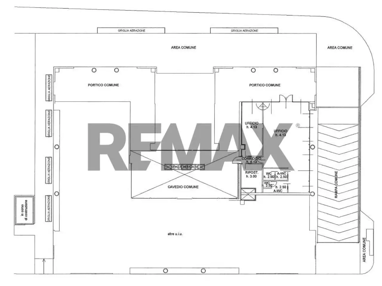 Ufficio in Via Gian Pietro Sardi 14a, Parma, {3} - Planimetria 1