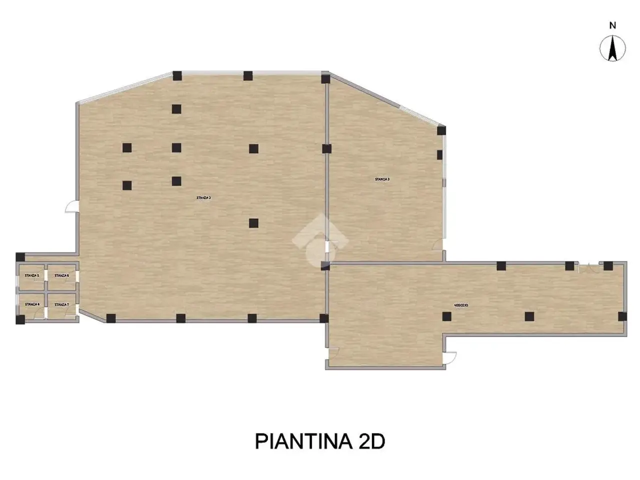 Negozio in Via Circonvallazione, Verolanuova, {3} - Planimetria 1