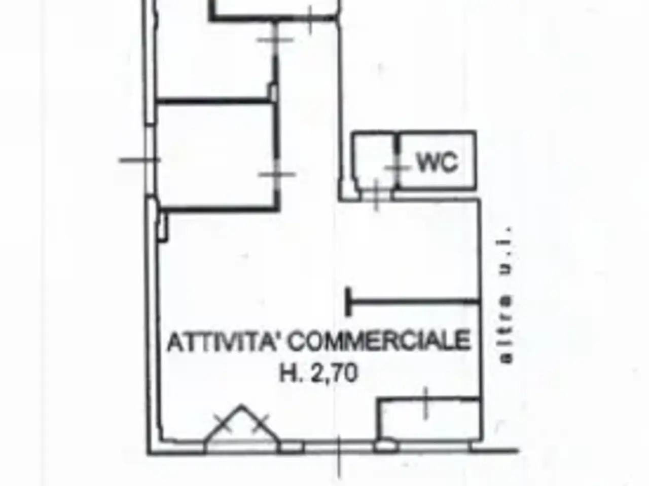 Negozio in Strada Provinciale Lucchese-Romana 76, Porcari, {3} - Planimetria 1