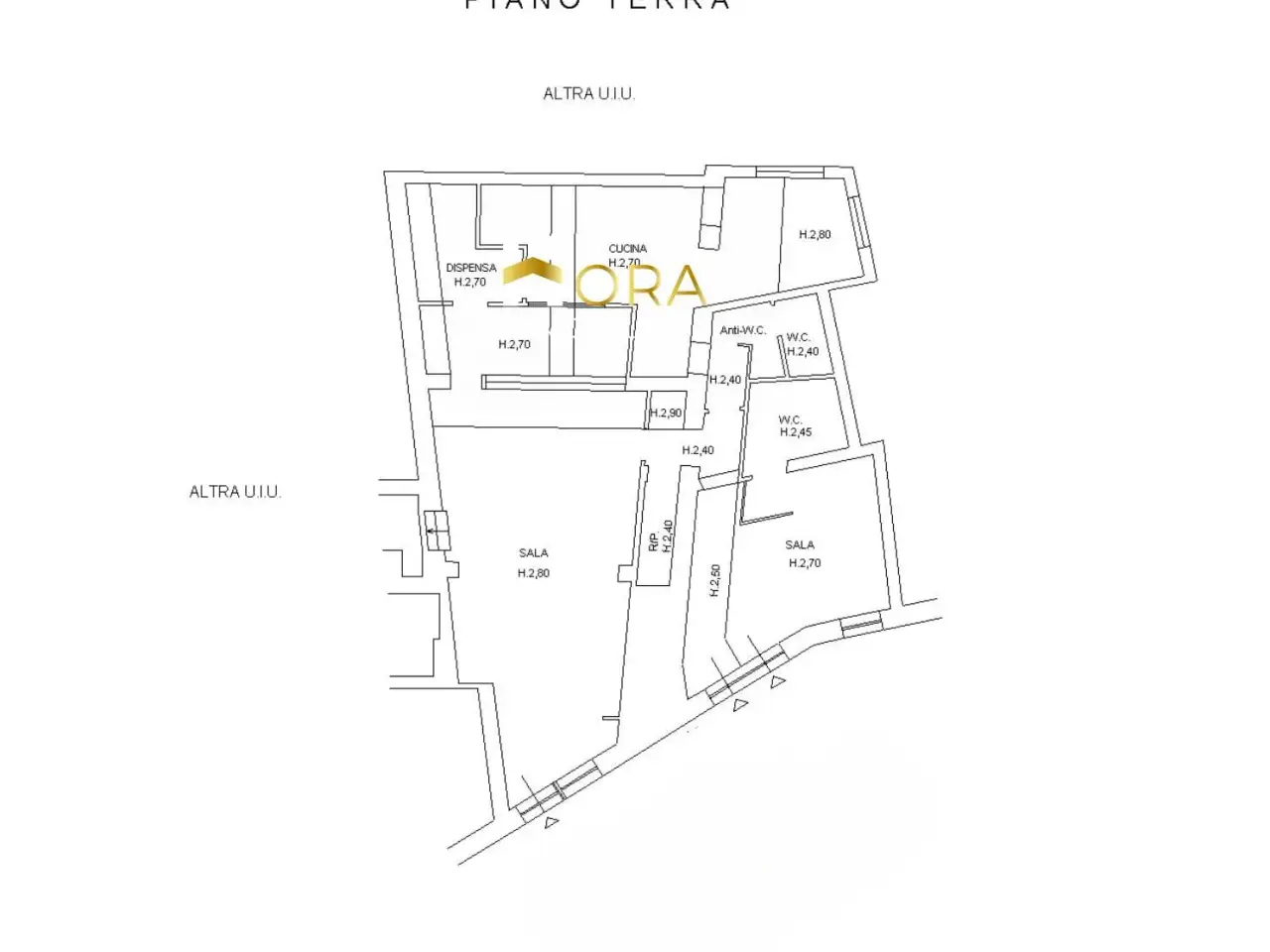 Negozio in Via del Ponte alle Mosse 17, Firenze, {3} - Planimetria 1