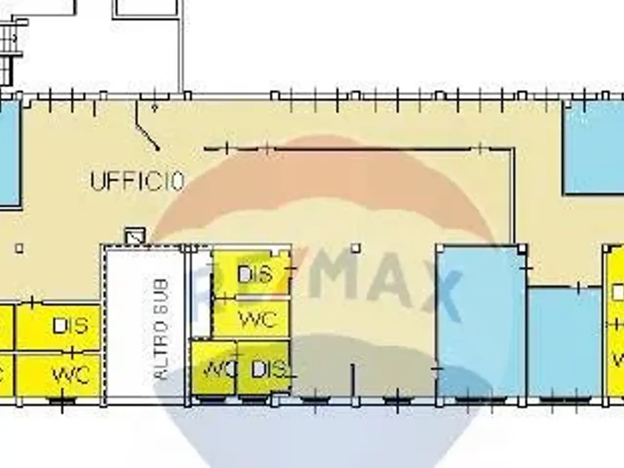 Ufficio in Via Ortigara 1, Treviglio, {3} - Planimetria 1