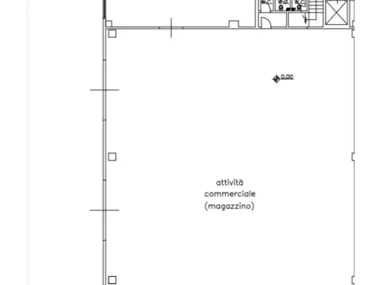 Negozio in Via Fiorentina 96, Figline e Incisa Valdarno, {3} - Planimetria 1
