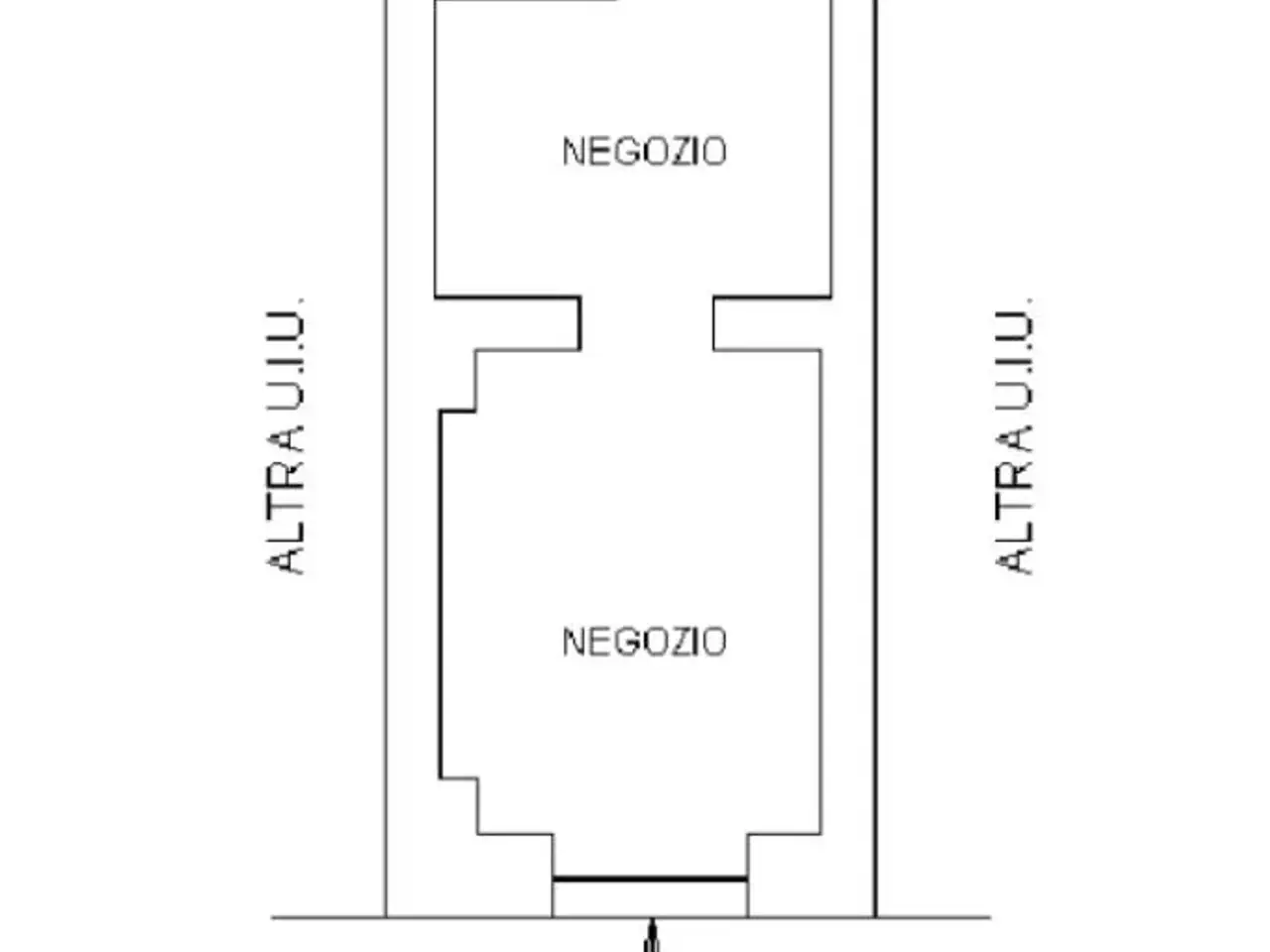 Negozio in Via Merano, Genova, {3} - Planimetria 1