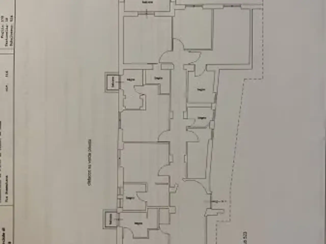 Bed & Breakfast in Via Nomentana, Roma, {3} - Planimetria 1