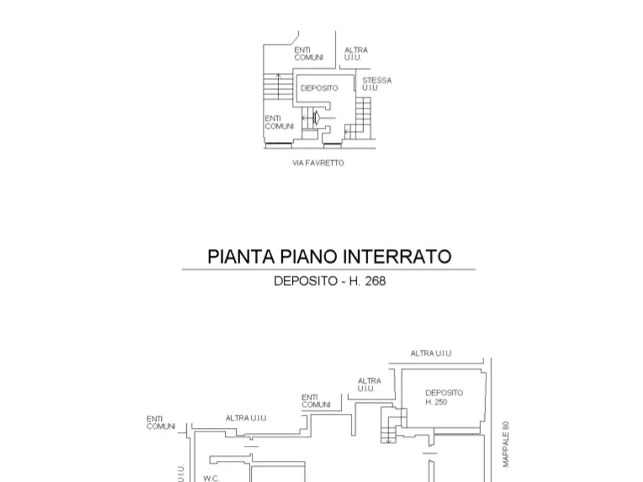Magazzino in Via Favretto 11, Milano, {3} - Planimetria 1